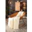 Biederlack COTTON SENSE NATUR - 100% organikus pamut meleg pléd elegáns törtfehér színben 150x200 cm