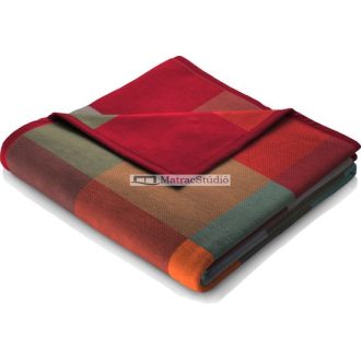   Biederlack Colour Woven -  100% pamut pléd meleg színekkel 150*200 cm 