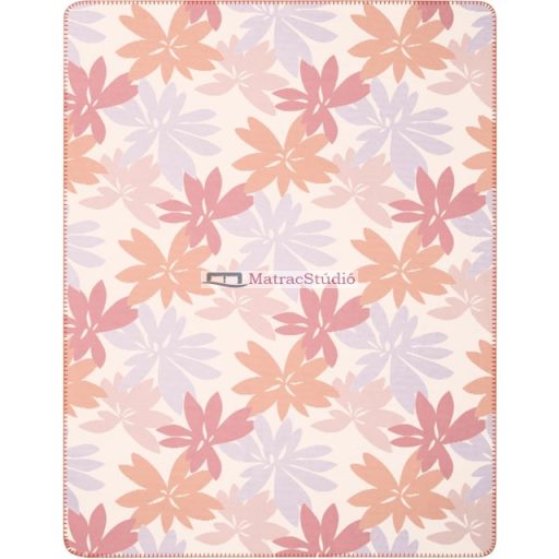 Biederlack  Charm "Plumeria parfai" - 58% pamut takaró elragadó, üde nyári színekkel 150x200 cm 