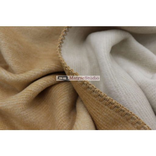 Biederlack Duo Cotton Melange 150*200 cm 58% pamut pléd krém-natúr szín
