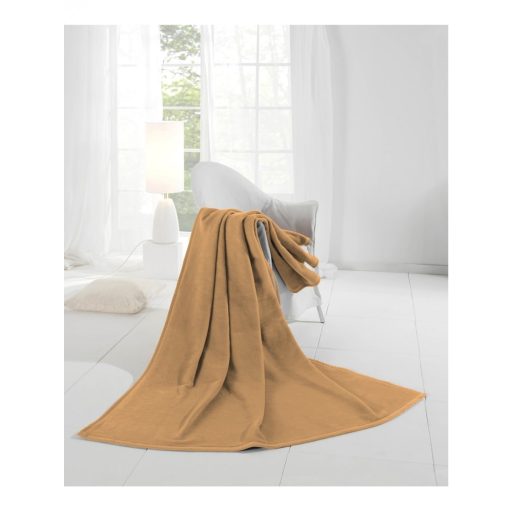 Biederlack COTTON UNO camel dupla pléd 220*240 cm
