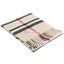 Biederlack Classy Camel  pamut könnyű pléd Burberry stílust idéző mintával 130x170 cm