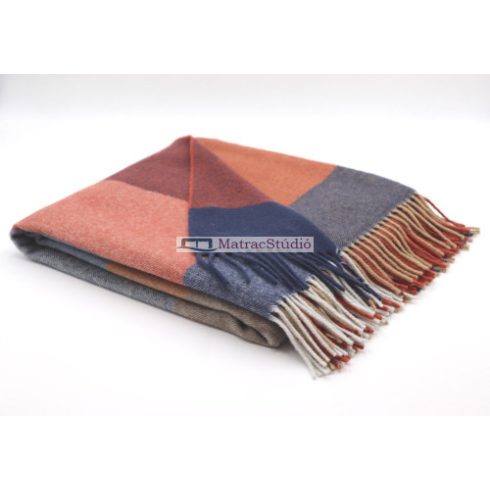 Biederlack Chasmere Collection “Pleasant” - színes kockás gyapjú-kasmír takaró 130x170 cm
