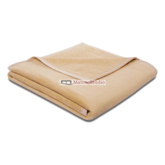   Biederlack  Cotton Sense100% pamut pléd Camel szín 150x200 cm