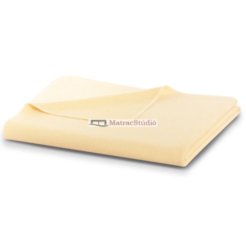 Biederlack Summer “Pearl Yellow” - pasztellsárga 100% pamut takaró 150x200 cm