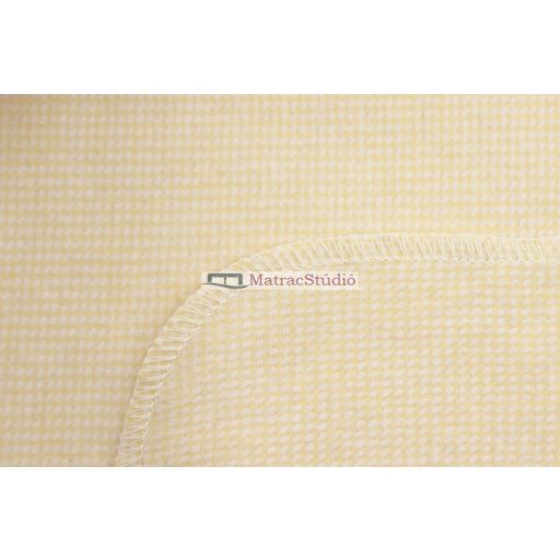 Biederlack Summer “Pearl Yellow” - pasztellsárga 100% pamut takaró 150x200 cm