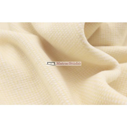 Biederlack Summer “Pearl Yellow” - pasztellsárga 100% pamut takaró 150x200 cm