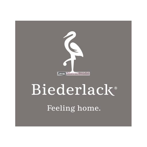 Biederlack Blue Wowen 100% pamut meleg pléd kék-bézs színekkel 150x200 cm