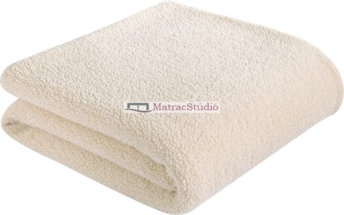 Biederlack TEDDY CREME - törtfehér bundás téli meleg pléd 150x200 cm