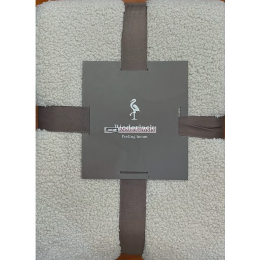 Biederlack TEDDY CREME - törtfehér bundás téli meleg pléd 150x200 cm