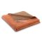 Biederlack Rustic Nature Collection RUST-BROWN - terra-barna szín pamut pléd 150x200 cm