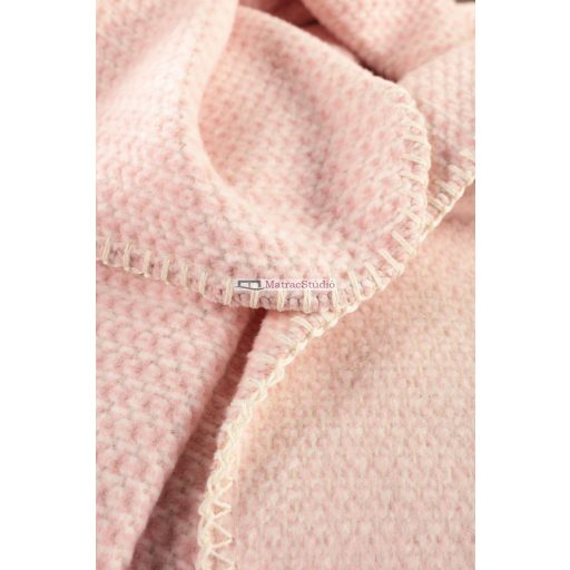 Biederlack baba pléd COTTON ROSE 100% pamut rózsaszín 75x100 cm
