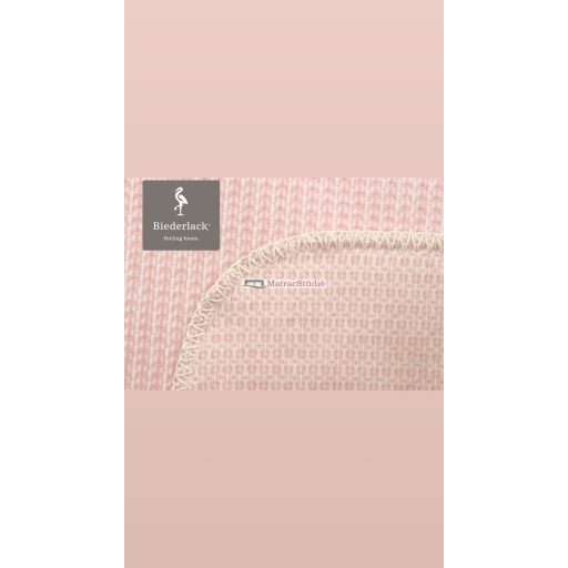 Biederlack baba pléd COTTON ROSE 100% pamut rózsaszín 75x100 cm