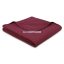 Biederlack Cotton Sense Rosewood - 100% organikus pamut meleg pléd elegáns mélypiros szín 150x200cm