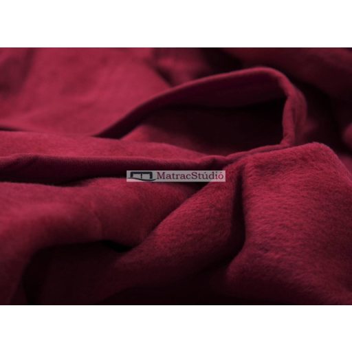 Biederlack Cotton Sense Rosewood - 100% organikus pamut meleg pléd elegáns mélypiros szín 150x200cm