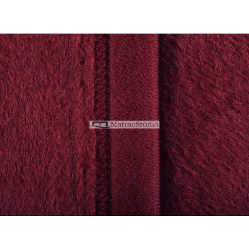Biederlack Cotton Sense Rosewood - 100% organikus pamut meleg pléd elegáns mélypiros szín 150x200cm