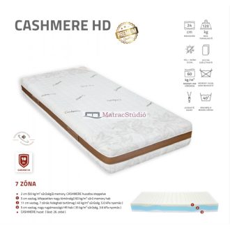   Best Dream CHASMERE HD 140*200 cm hideghab + 5 cm prémium minőségű memory-habbal