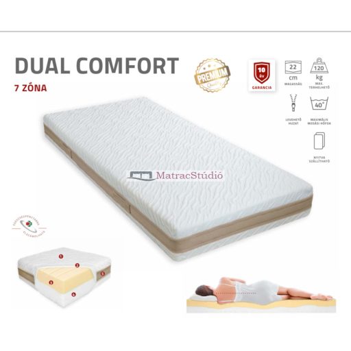 Best Dream DUAL COMFORT matrac 2 féle oldalkeménységgel 90x200 cm