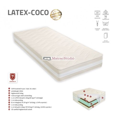 Best Dream LATEX-COCO 100*200 cm