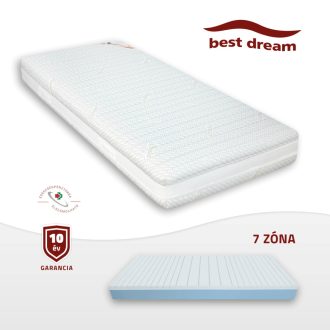   Best Dream MEMORY BAMBOO 80*200 cm félkemény hideghab+4 cm memory-hab vákuummatrac 