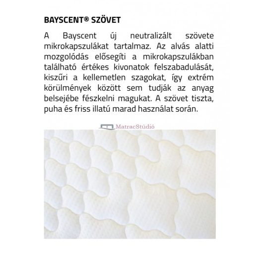 Best Dream MEMORY DUETT 140*200 cm hideghab + 5 cm memory-hab vákuummatrac