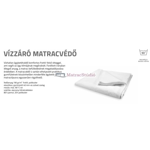Best Dream vízzáró matracvédő frottír 120x200 cm