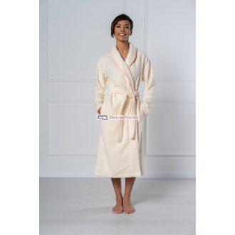   Belmanetti COTTONSOFT WOMEN - sálgalléros női fürdőköntös krém színben 36-46-os méretig