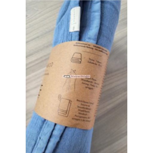  Belmanetti Bambusz- Pamut takaró/törölköző  kék színben 80x180 cm