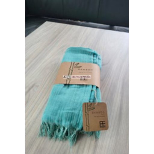  Belmanetti Bambusz- Pamut takaró/törölköző mentazöld színben 80x180 cm