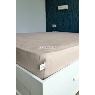   Belmanetti 70%bambusz-30%pamut hűs érzetet nyújtó gumis lepedő sand/homok szín 160x200 cm