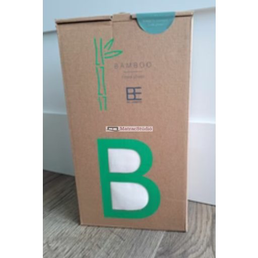 Belmanetti 70%bambusz-30%pamut hűs érzetet nyújtó gumis lepedő sand/homok szín 180x200 cm