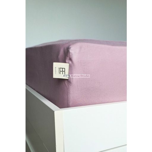Belmanetti 70%bambusz-30%pamut gumis lepedő mályvarózsaszín 200 x 220 cm