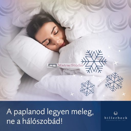 BILLERBECK  LUNDA MEDICLEAN 135*200 cm paplan extra meleg 1200g töltettel 95 C fokon főzhető fehéríthető sterilizálható antiallergén