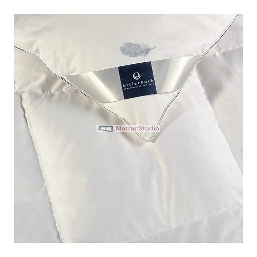 BILLERBECK VIRGIN-SATIN casettino pehelypaplan 135x200 cm (téli)  90%pehely töltettel