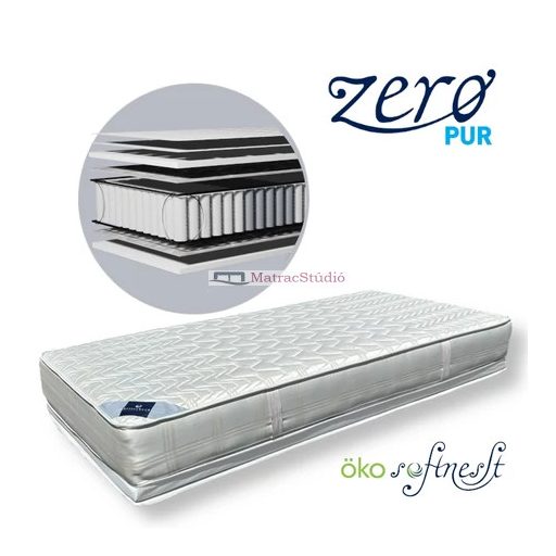 Billerbeck BELIZE Hard Rock LINEA SOTTOMANO matrac Ökosoftness topperrel 80x200 cm kávába süppedő ágyhoz