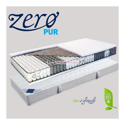 Billerbeck BELIZE Hard Rock - feszes, stabil táskarugós matrac  90x200 cm Ökosoftness réteggel, téli/nyári oldal