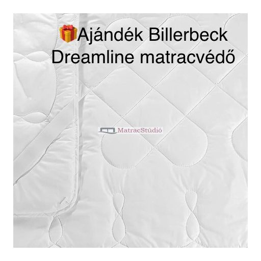 Billerbeck SAN REMO 180*200 cm, tasakrugós, luxus kategóriájú matrac kókusz/latex topperrel 