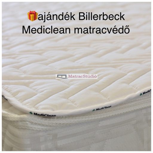 Billerbeck BELIZE Hard-Rock matrac prémium toll kényelmi réteggel - erős, feszes táskarugós matrac 160*200 cm téli/nyári oldallal