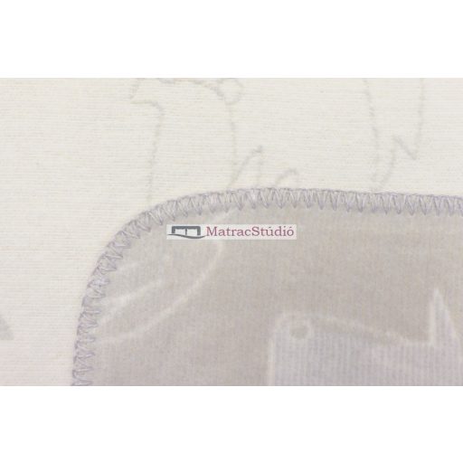 Biederlack Baby pamut pléd “Little Rabbits” - 75x100 cm