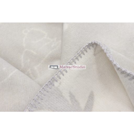 Biederlack Baby pamut pléd “Little Rabbits” - 75x100 cm