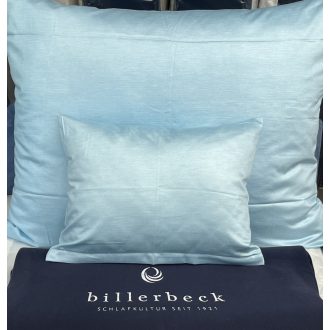   Billerbeck BIANKA "BLUE DREAM" - türkizkék 3 részes 100% pamutszatén ágyneműhuzat garnitúra