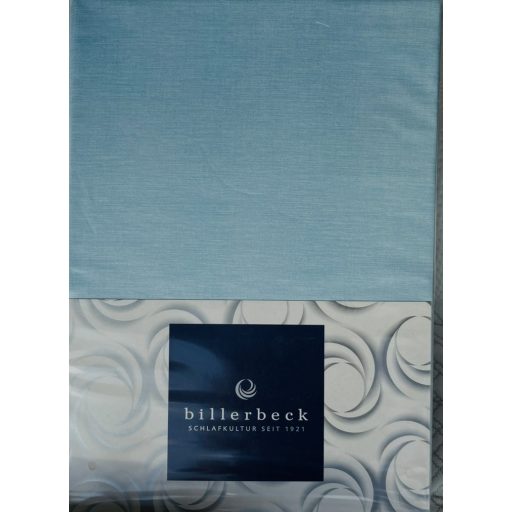 Billerbeck BIANKA "BLUE DREAM" - türkizkék 3 részes 100% pamutszatén ágyneműhuzat garnitúra