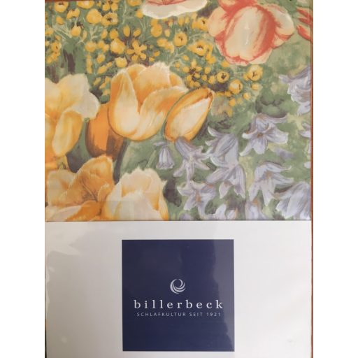 Billerbeck Bianka "Tulipánkert" sárga 2 részes ágyneműhuzat garn. 140x200/50x70 cm