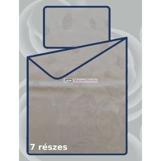   Billerbeck Bianka " Sand."  7 részes ágyneműhuzat g. 1 db dupla paplannal és 3-3 db párnahuzattal