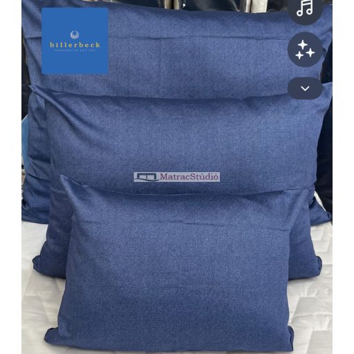 Billerbeck BIANKA BLUEBERRY  7 részes pamutszatén ágyneműhuzat garnitúra 200x220 cm-es dupla paplannal