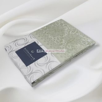   Billerbeck Bianka "Athen""- 4 részes pasztell zöld-krém szín ágyneműhuzat garn. 140x200/70x90/50x70/36x48 cm 1-1 db