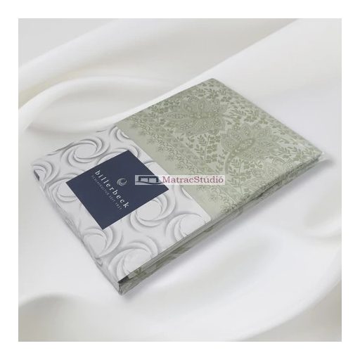 Billerbeck Bianka "Athen""- 4 részes pasztell zöld-krém szín ágyneműhuzat garn. 140x200/70x90/50x70/36x48 cm 1-1 db