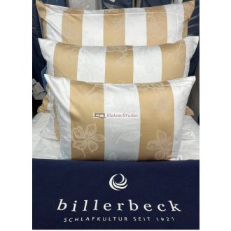   Billerbeck Bianka "Gold line""- 4 részes óarany-fehér színű 100% pamutszatén ágyneműhuzat garnitúra