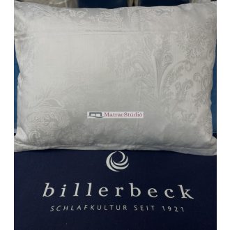   Billerbeck Bianka ezüstös-törtfehér színű kispárnahuzat 100% pamutszatén 36x48 cm