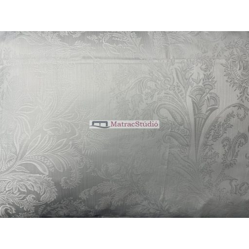 Billerbeck Bianka ezüstös-törtfehér színű kispárnahuzat 100% pamutszatén 36x48 cm